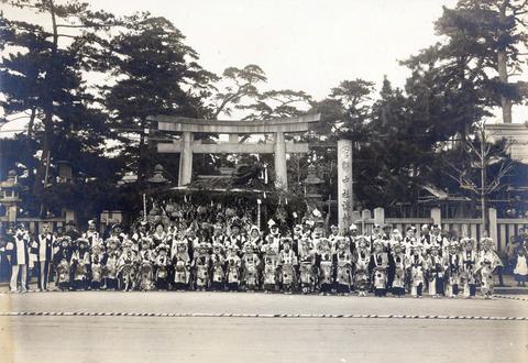 写真：海神社奉祝