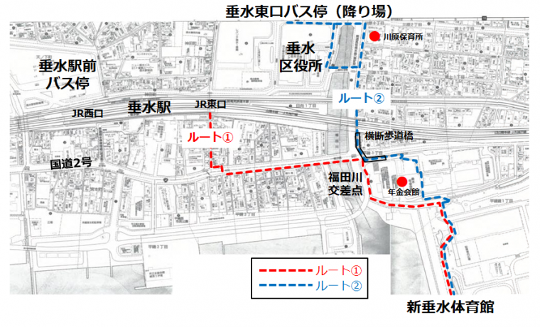 垂水体育館動線1