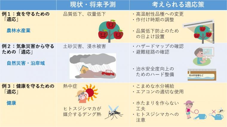 適応策の例