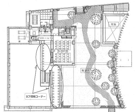 東灘図書館2階平面図